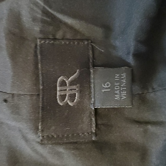 Banana Republic Black Wrap Maxi Dress Size 16 V-Neck Sleeveless NWOT - Picture 2 of 9